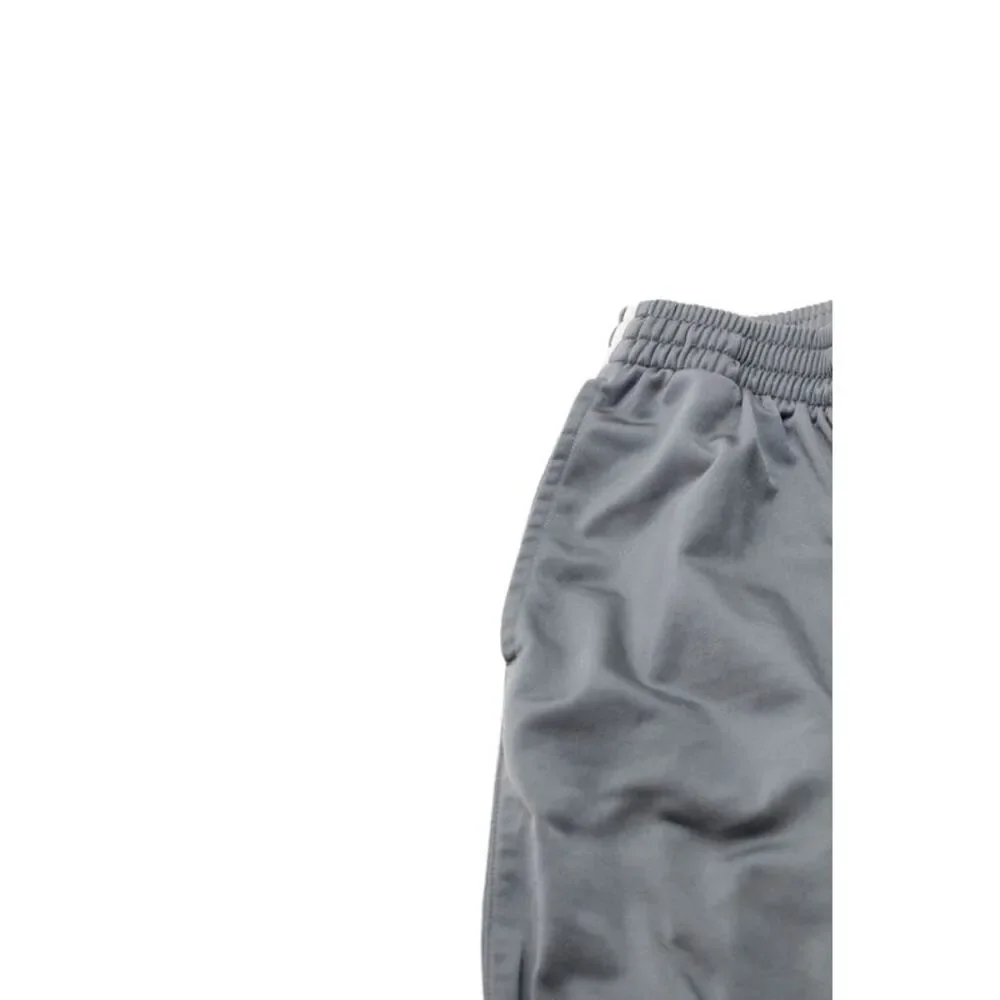 Adidas Boys Drawstring Casual Ankle Track Pants Gray Size XL